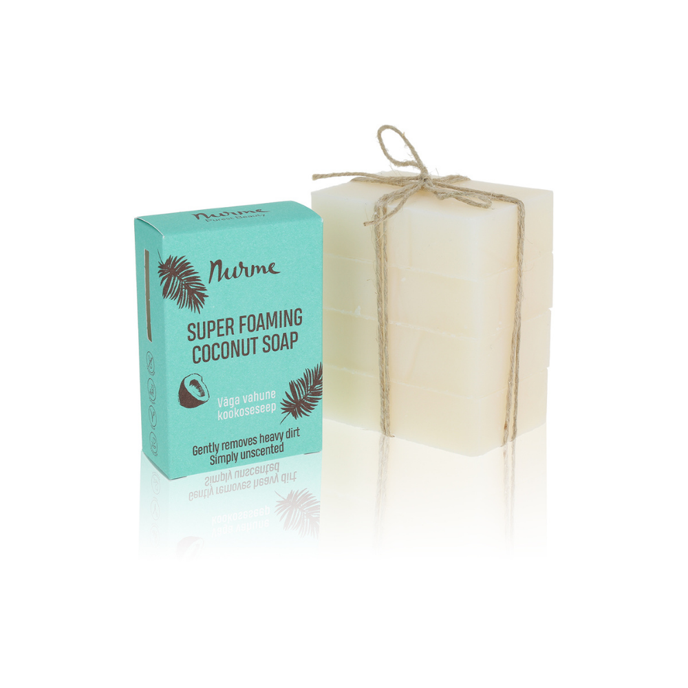 PACKAGING FREE Super Foaming Coconut Soap 400g (4x 100g)