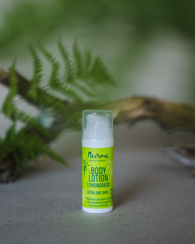 TRAVEL SIZE! Organic lemongrass body lotion 30ml - Image 2