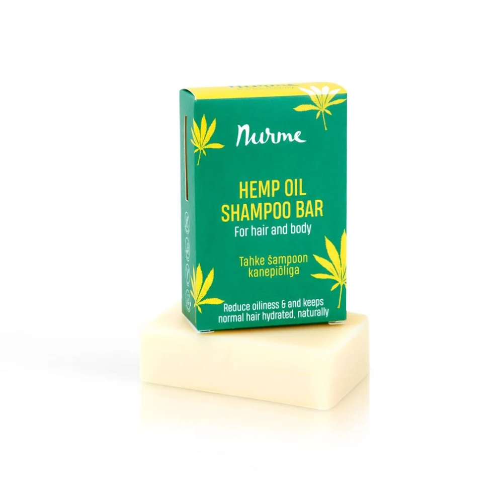 Solid shampoo with hemp oil