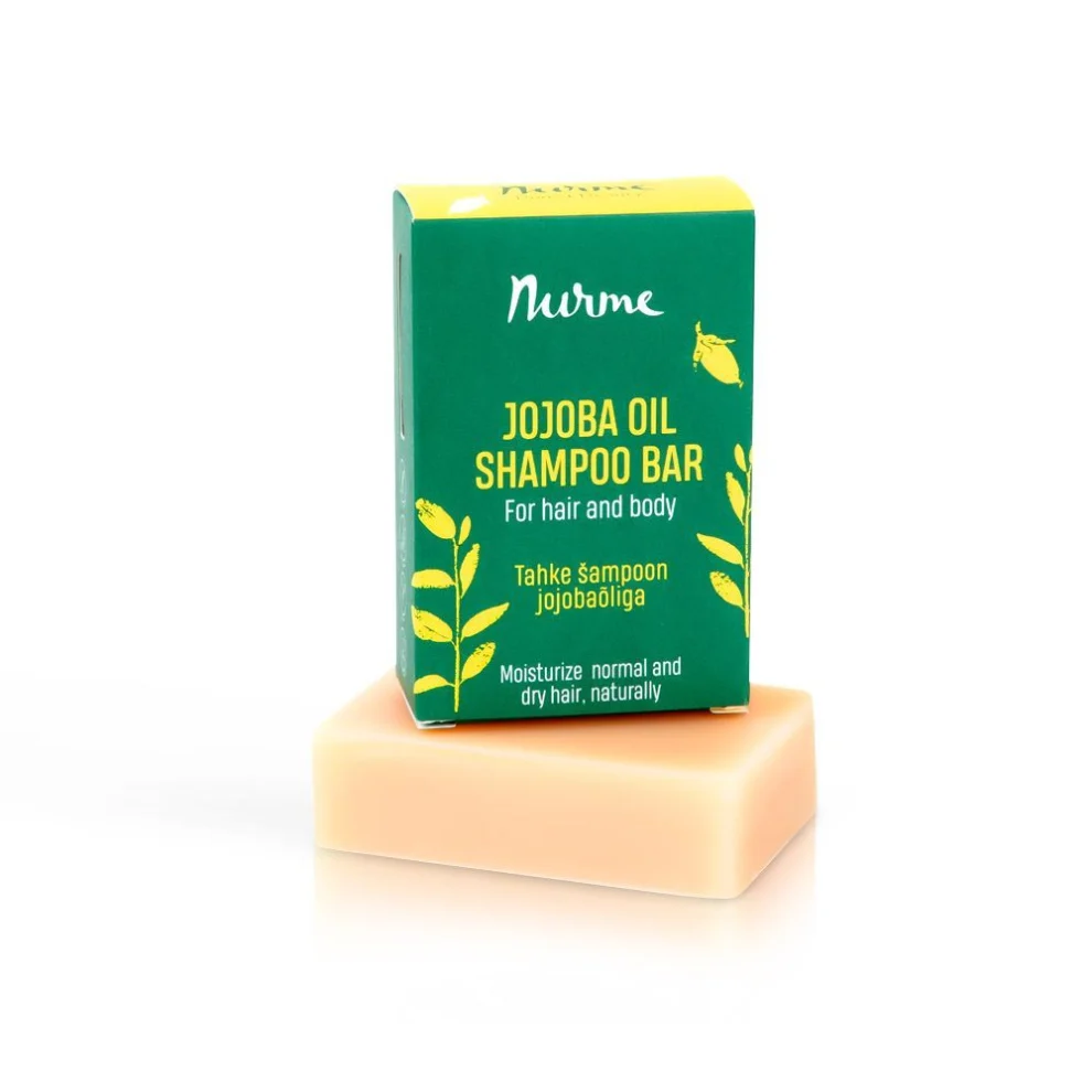 Solid shampoo with jojoba oil