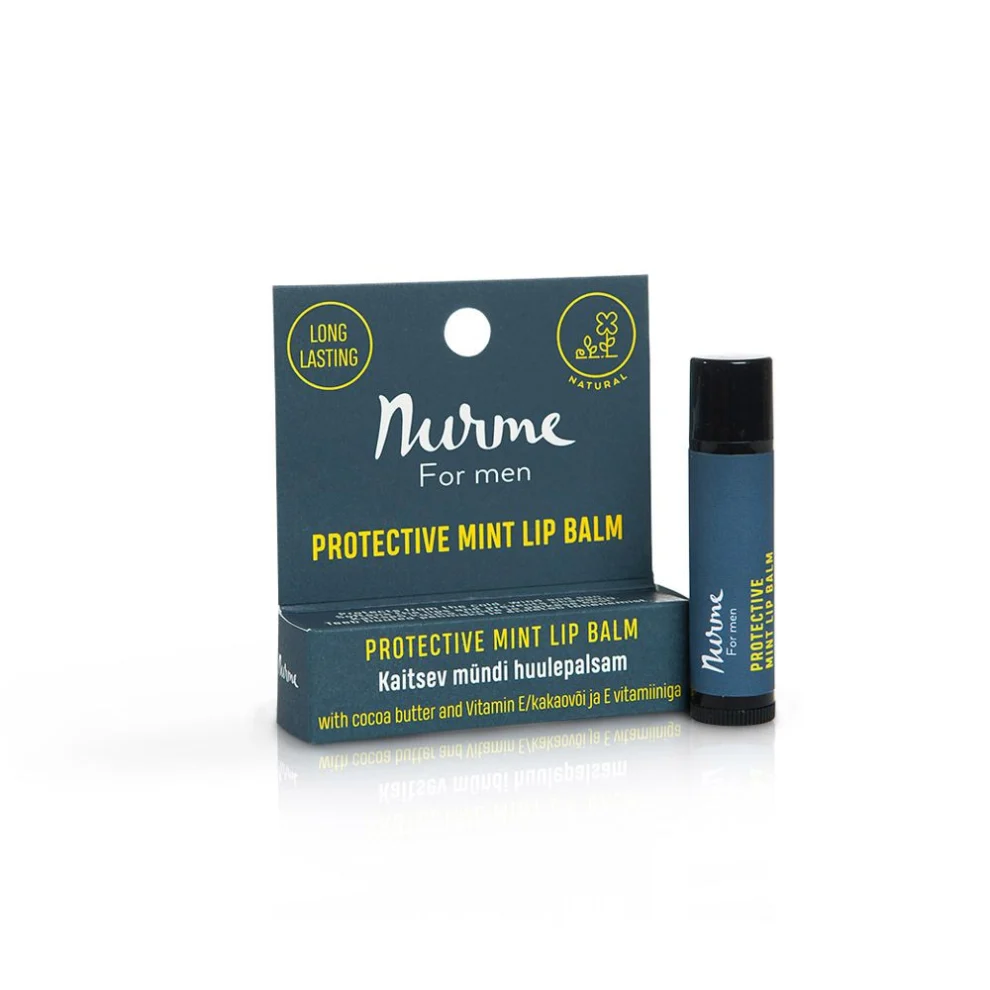 Mint lip balm for men