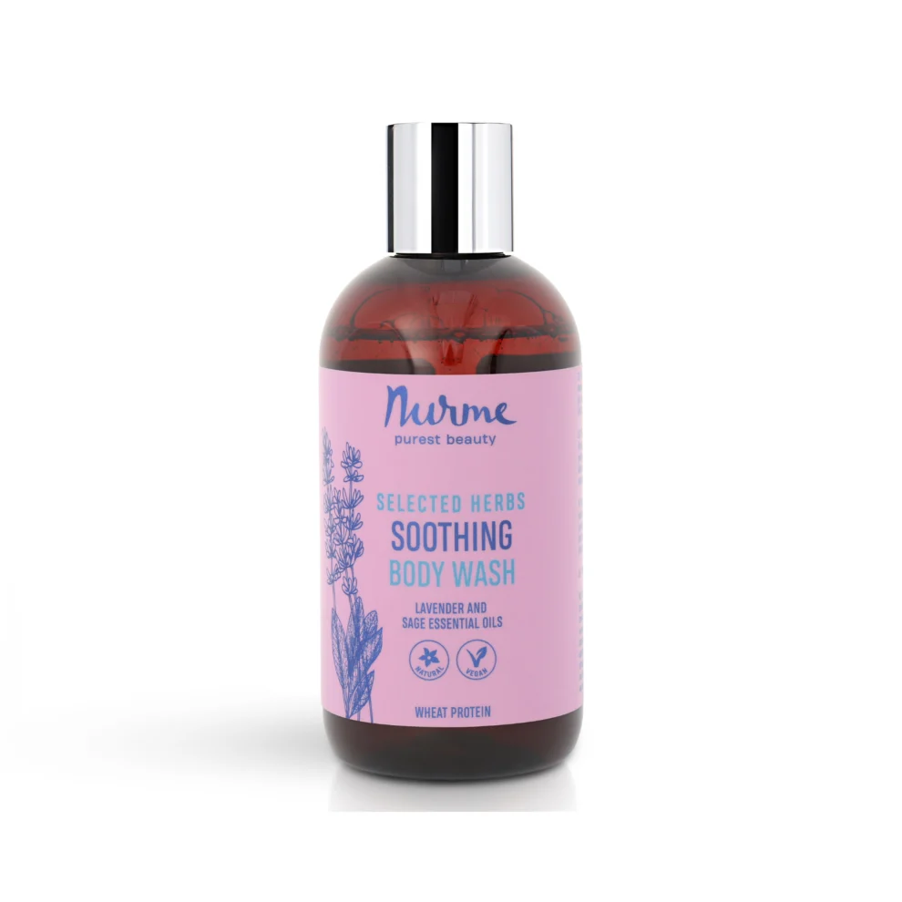 Soothing shower gel with herbs and lavender