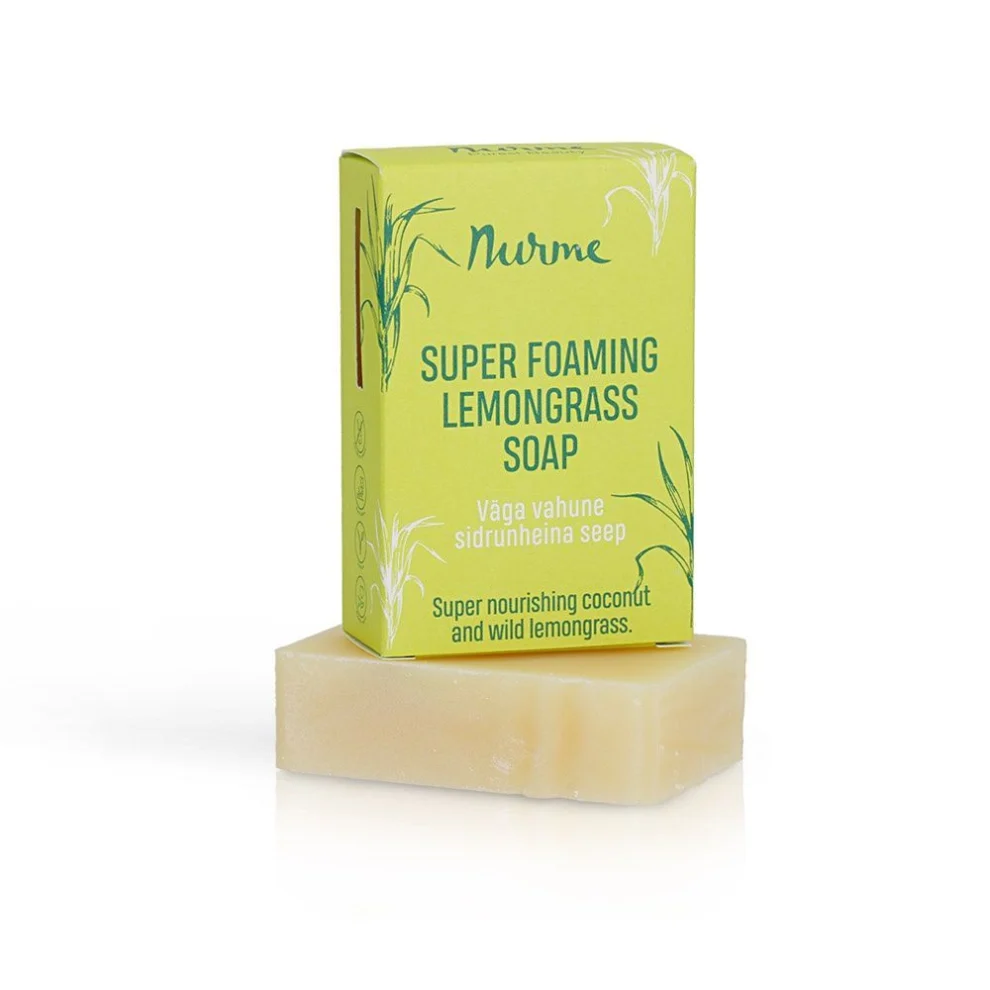Extra-foaming lemongrass soap
