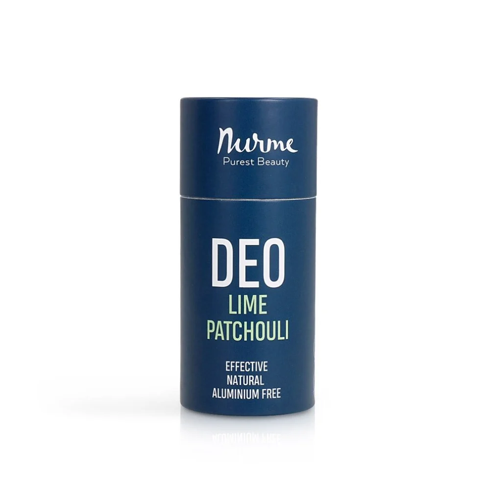 Deodorant with lime and patchouli