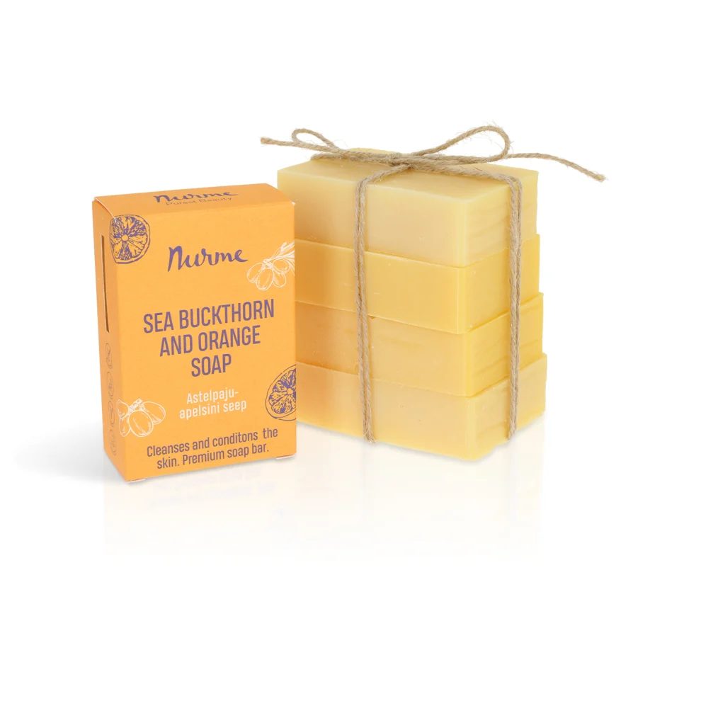 Package-free Sea buckthorn-orange soap