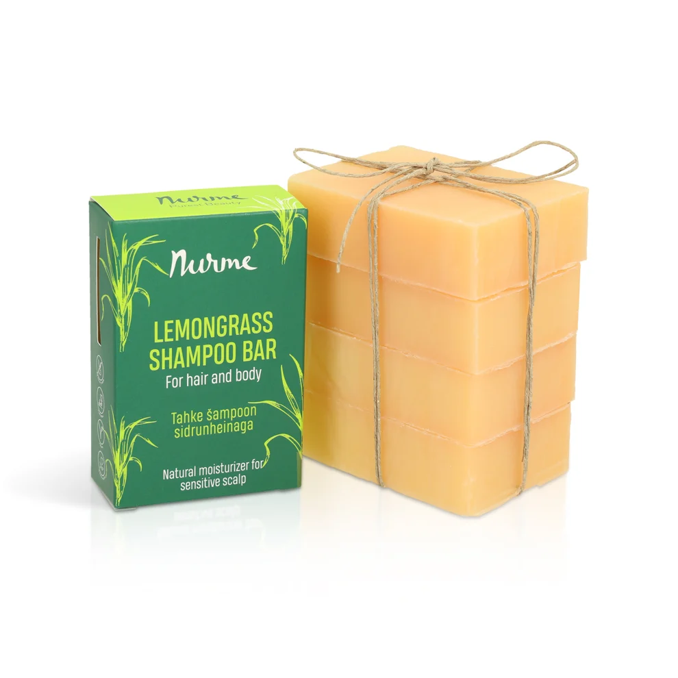 Solid shampoo with lemongrass