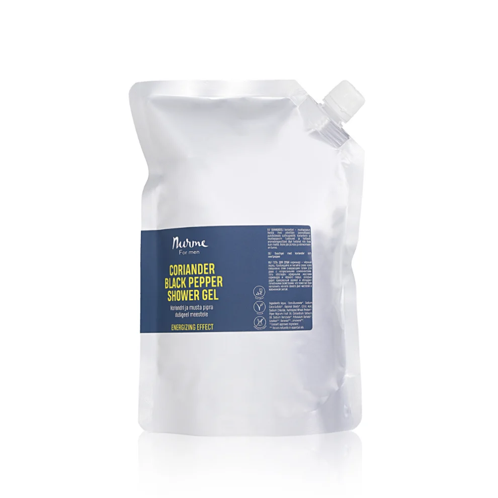 Refill men's shower gel coriander and black pepper