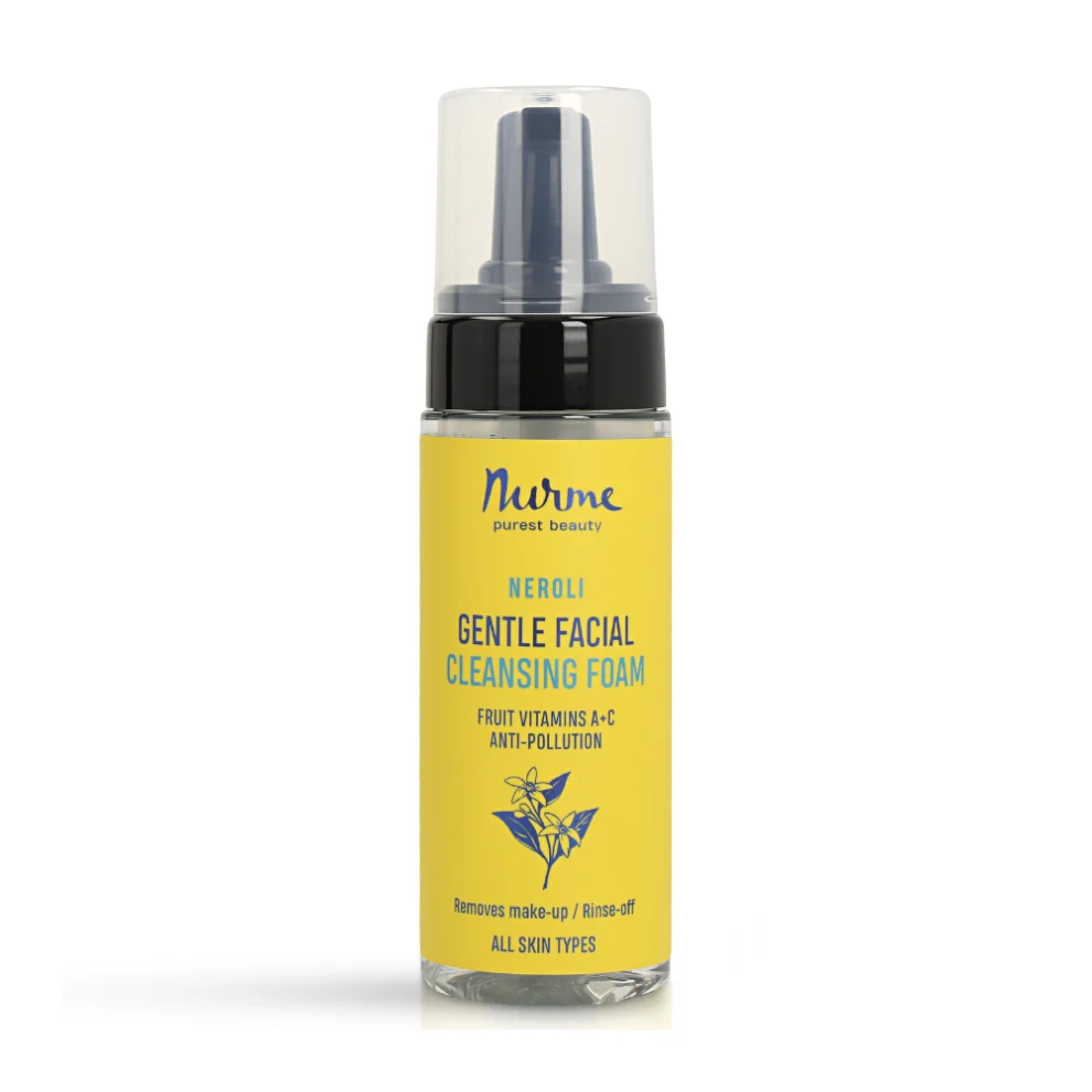 Gentle neroli facial cleansing foam