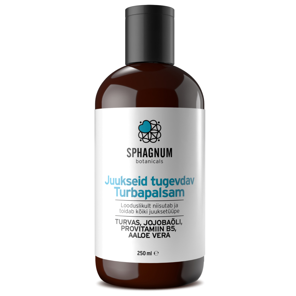 Hair-strengthening peat conditioner