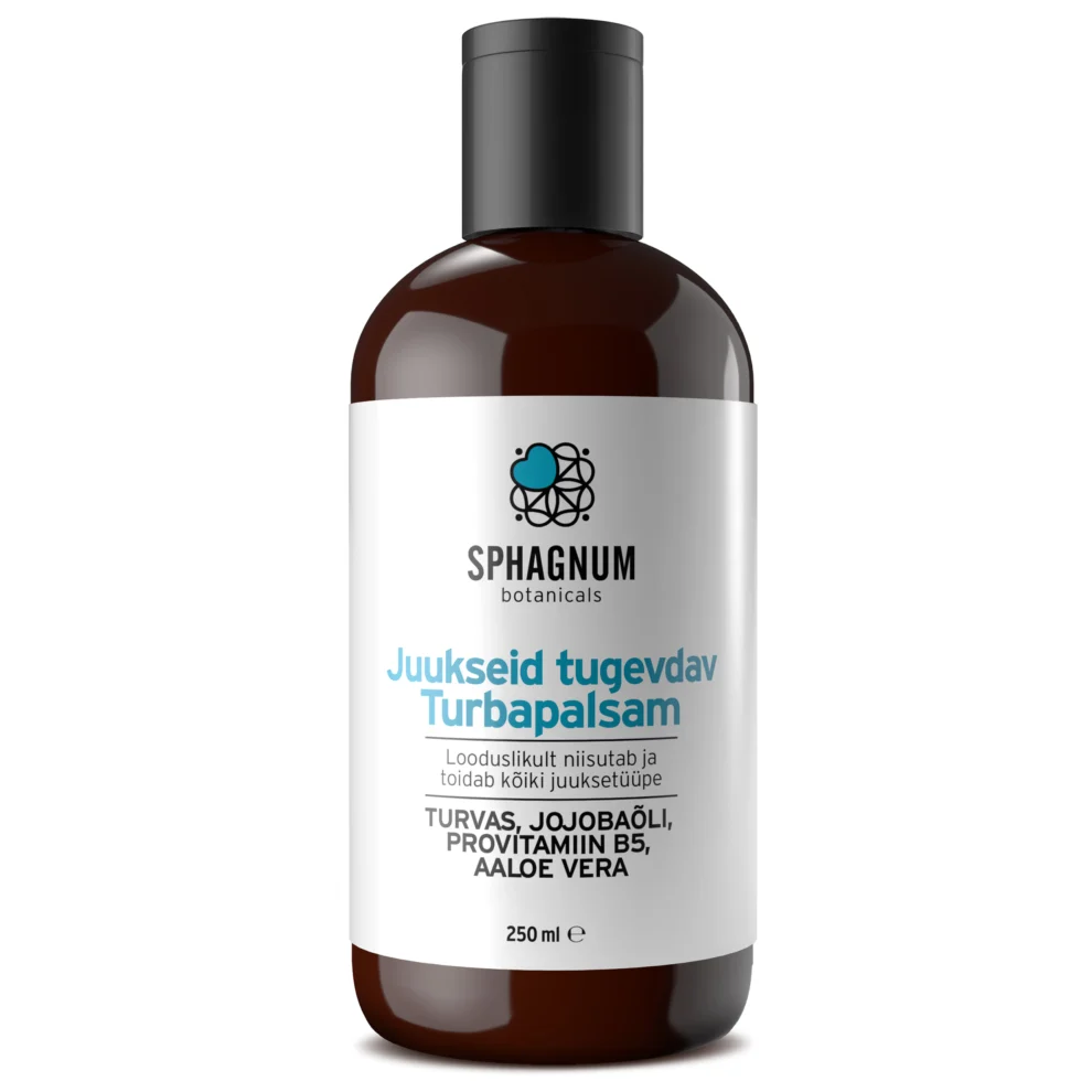 Hair-strengthening peat conditioner